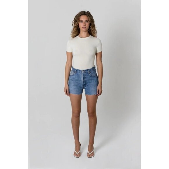 EB Denim OG Jean Denim Shorts in Light Wash 33 New Womens Jeans - Picture 10 of 16